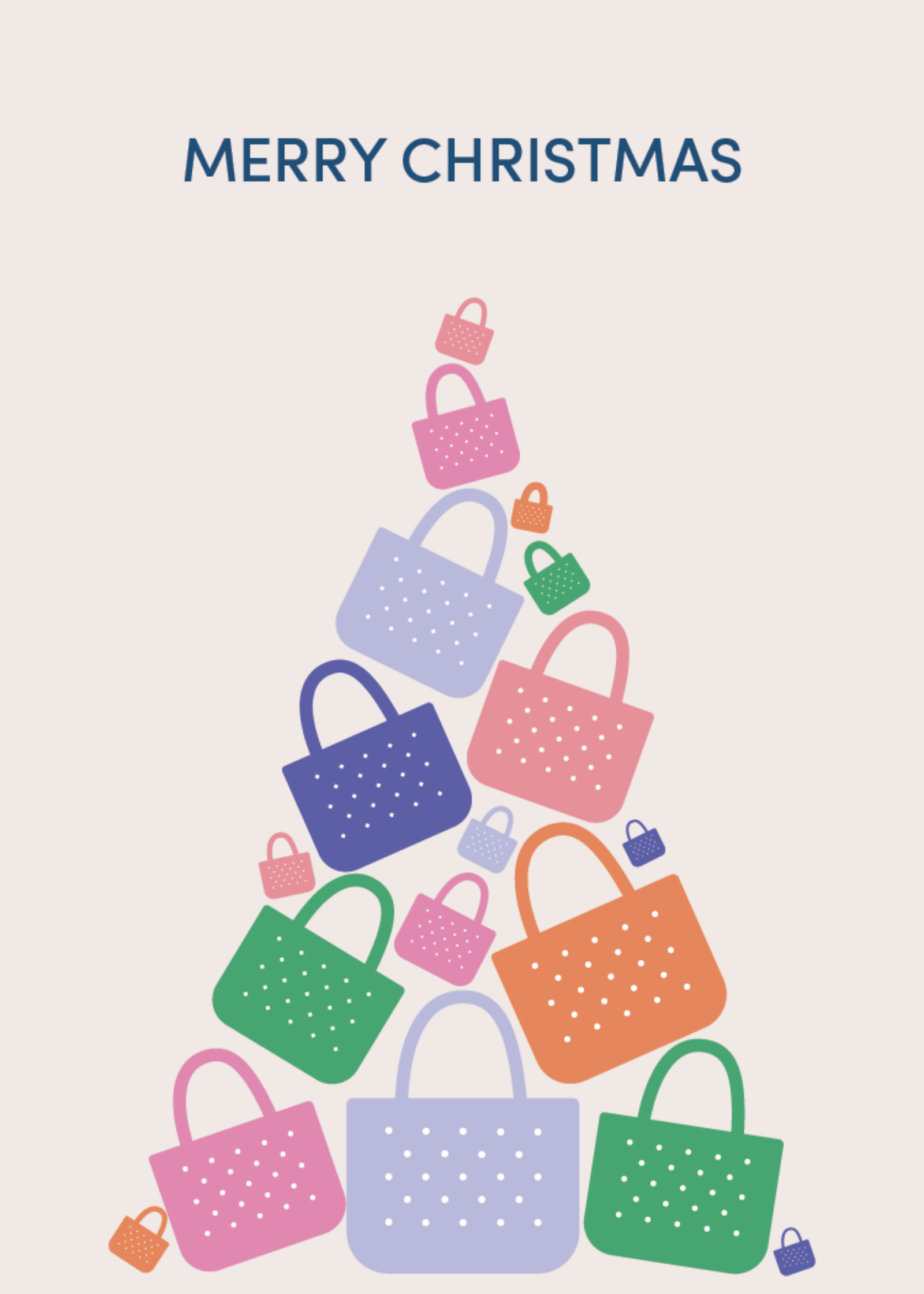 Merry Christmas Greeting Card W4
