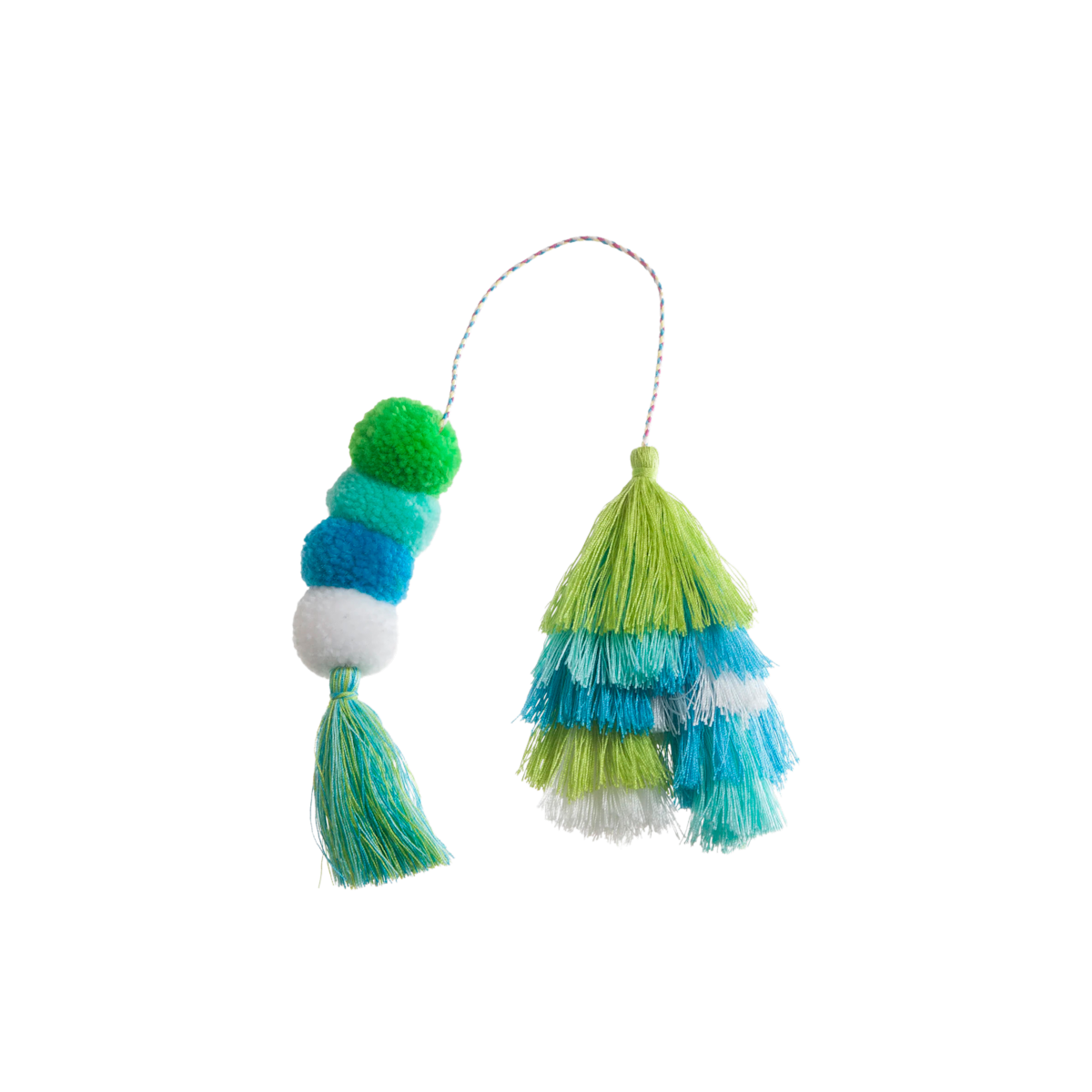Bauble - Seaweed Double Tassel D5