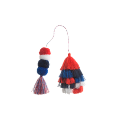 Bauble - Usa Double Tassel X5