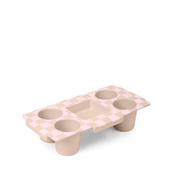 Top o' the Bogg to Ya - Checkered Linen/ Pink Marshmallow K1