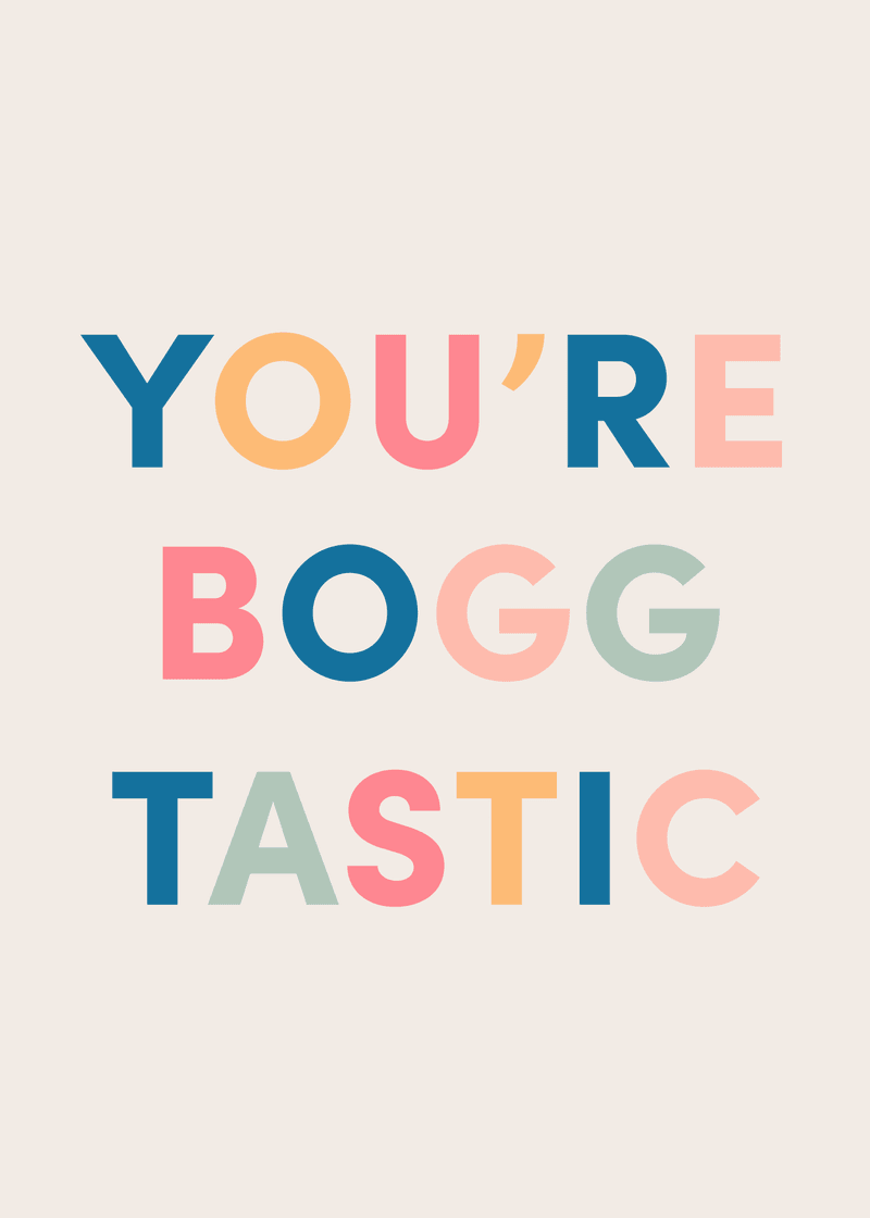 You're Boggtastic Greeting Card G4