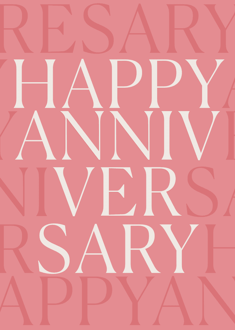 Happy Anniversary Greeting Card H7