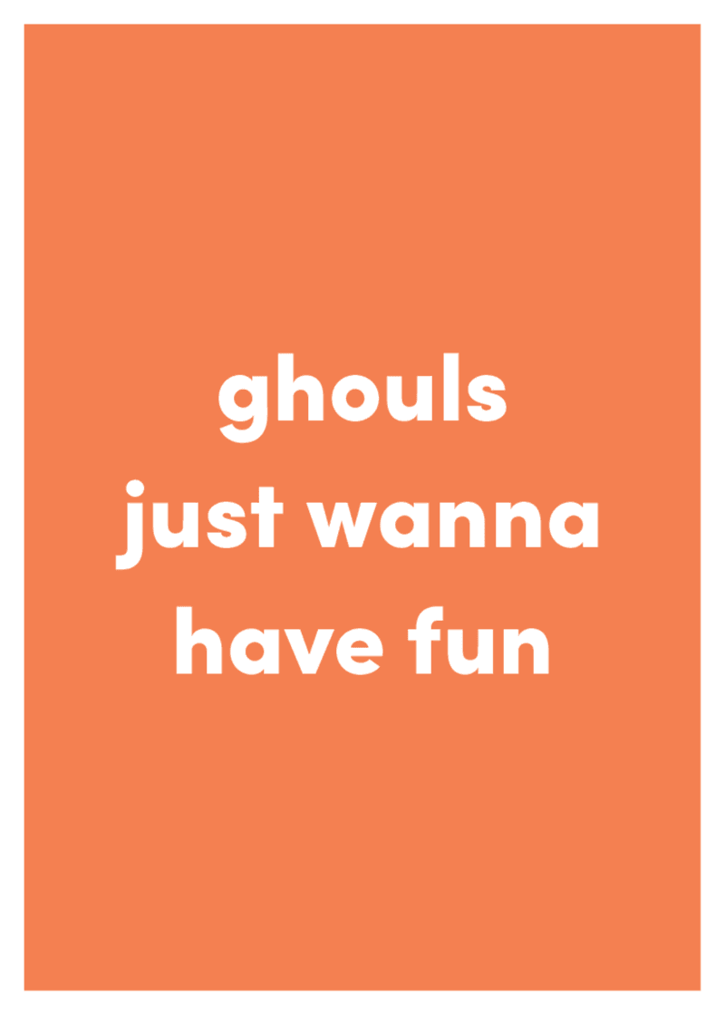Ghouls Greeting Card P6