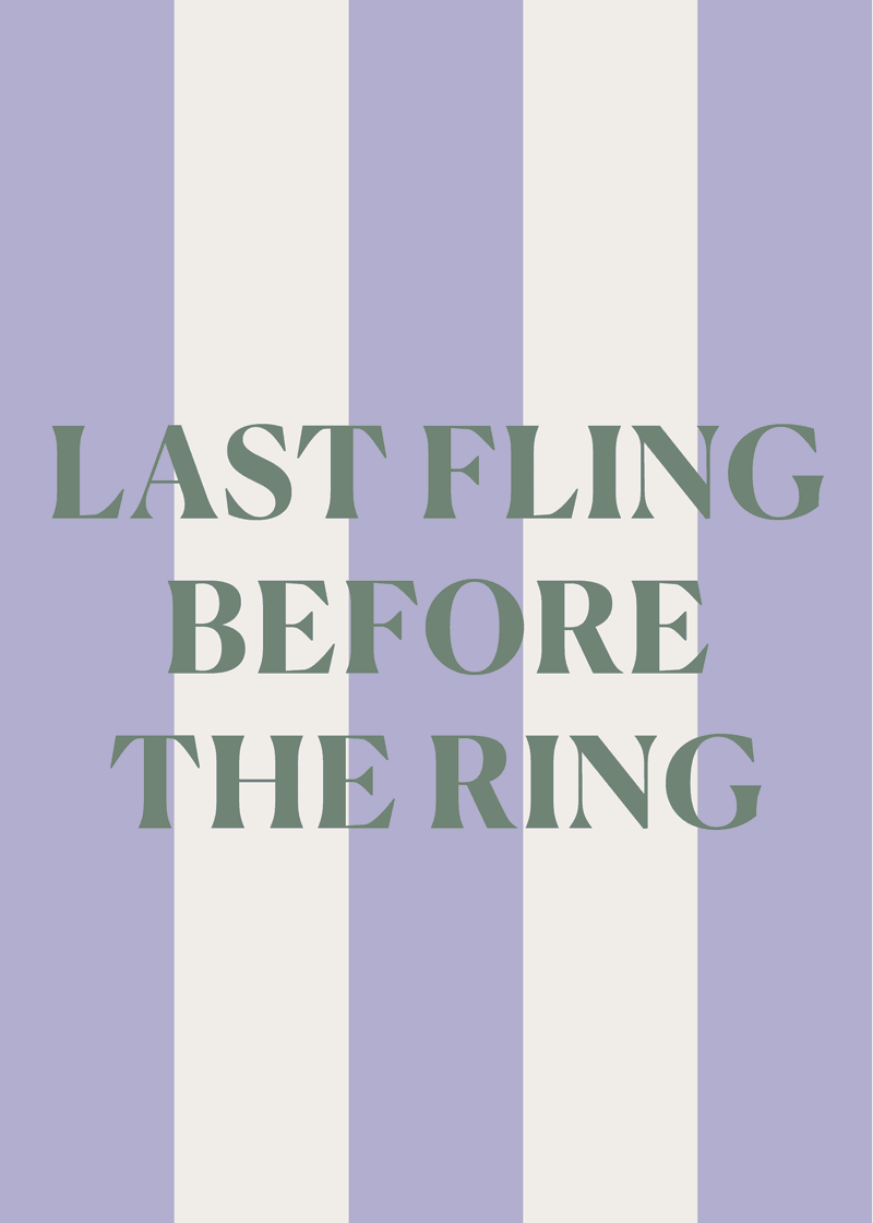 Last Fling Greeting Card P0