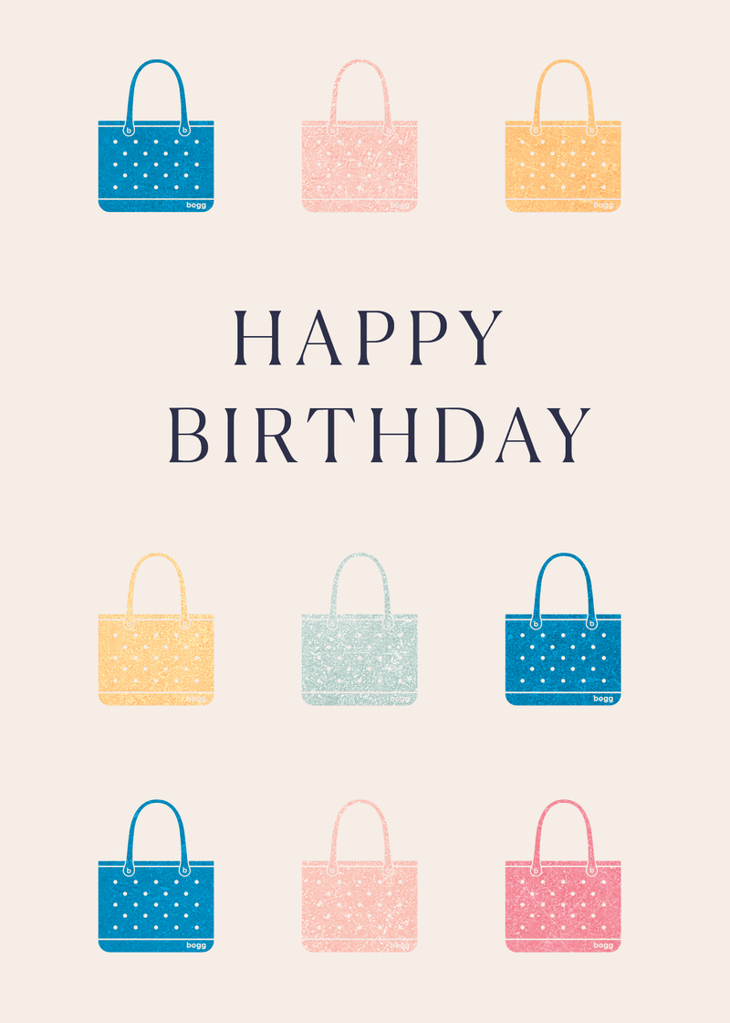 Happy Birthday Totes Greeting Card R2