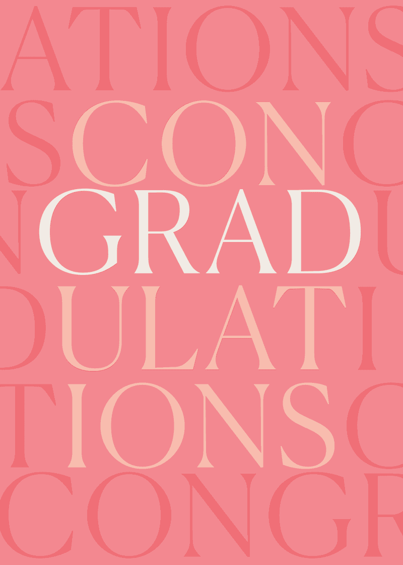 Graduation Congratulations Greeting Card L1