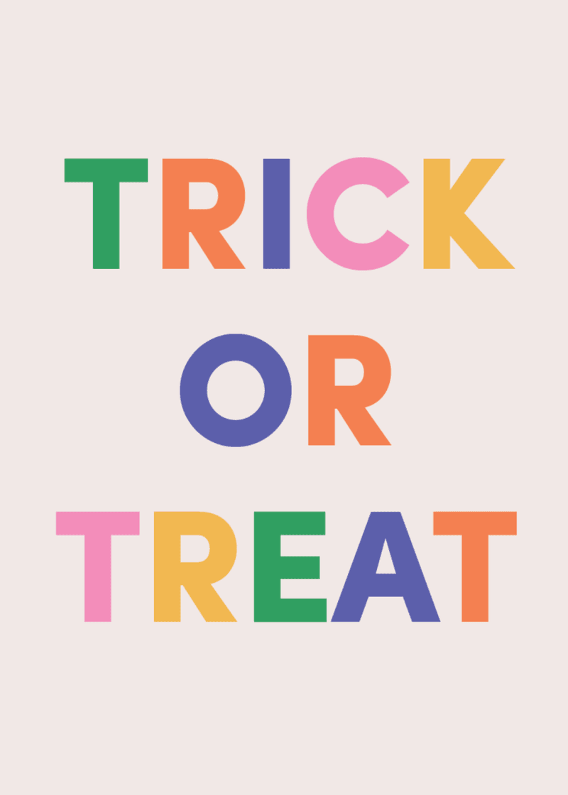 Trick or Treat Greeting Card O3