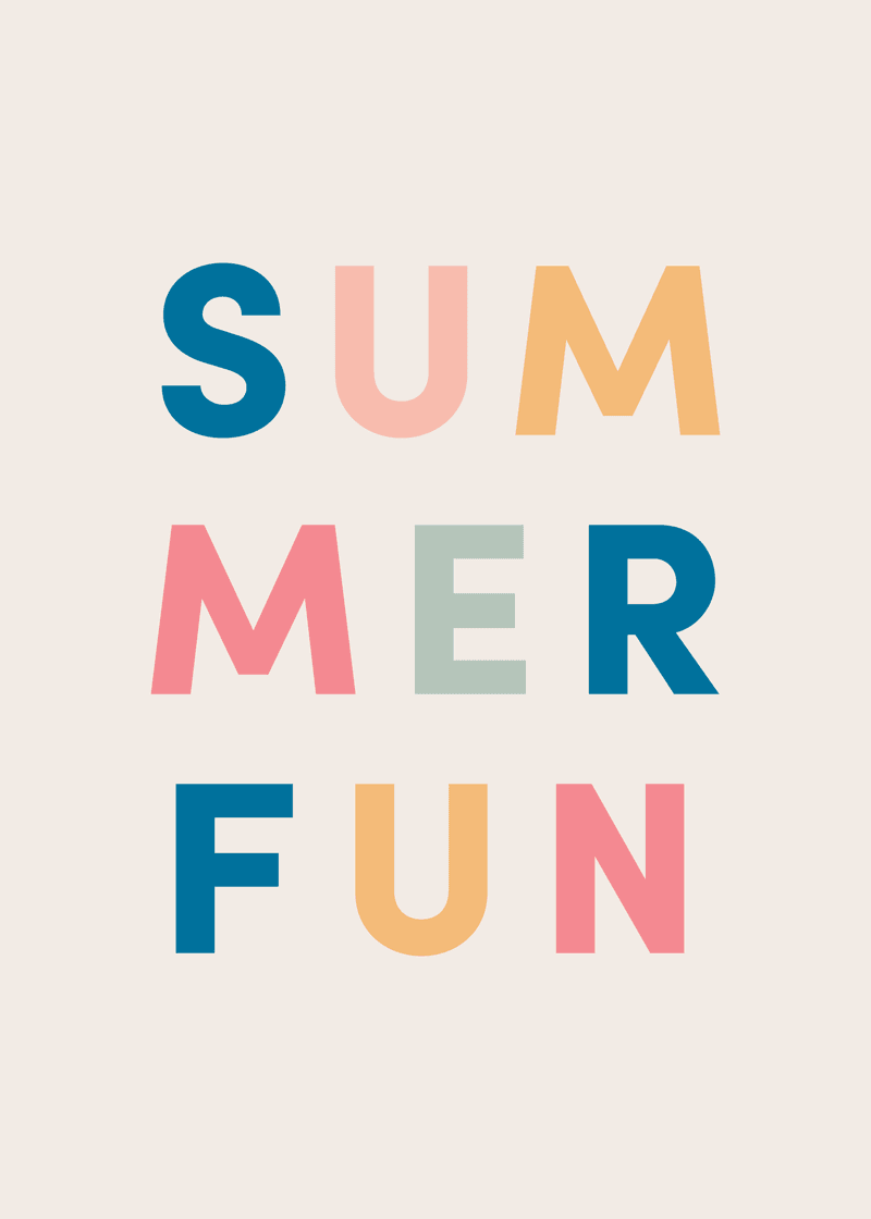 Summer Fun Greeting Card H5