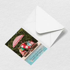 Happy Birthday Umbrella Greeting Card P7