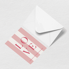 Love Greeting Card A5