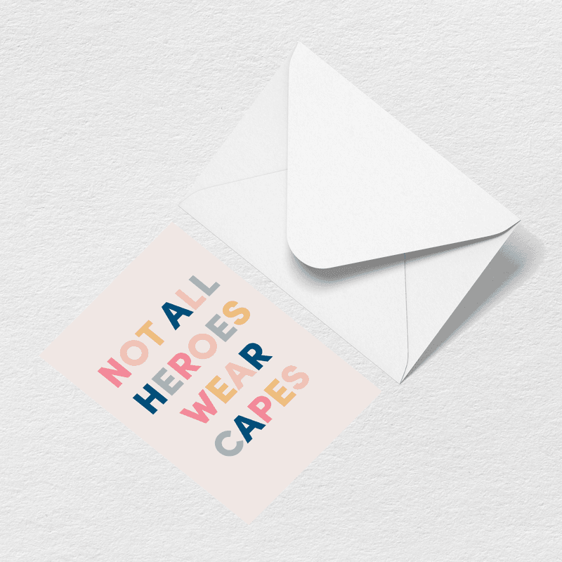 Heroes Greeting Card H6