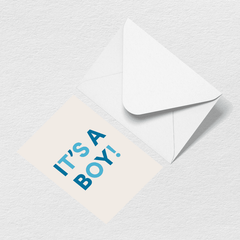 It's A Boy Greeting Card O8