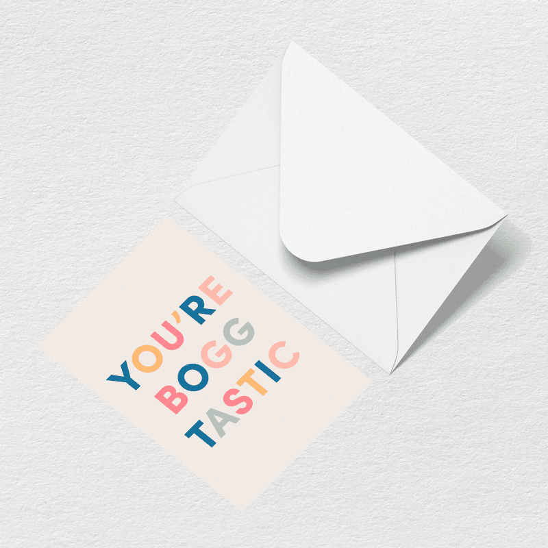 You're Boggtastic Greeting Card G4