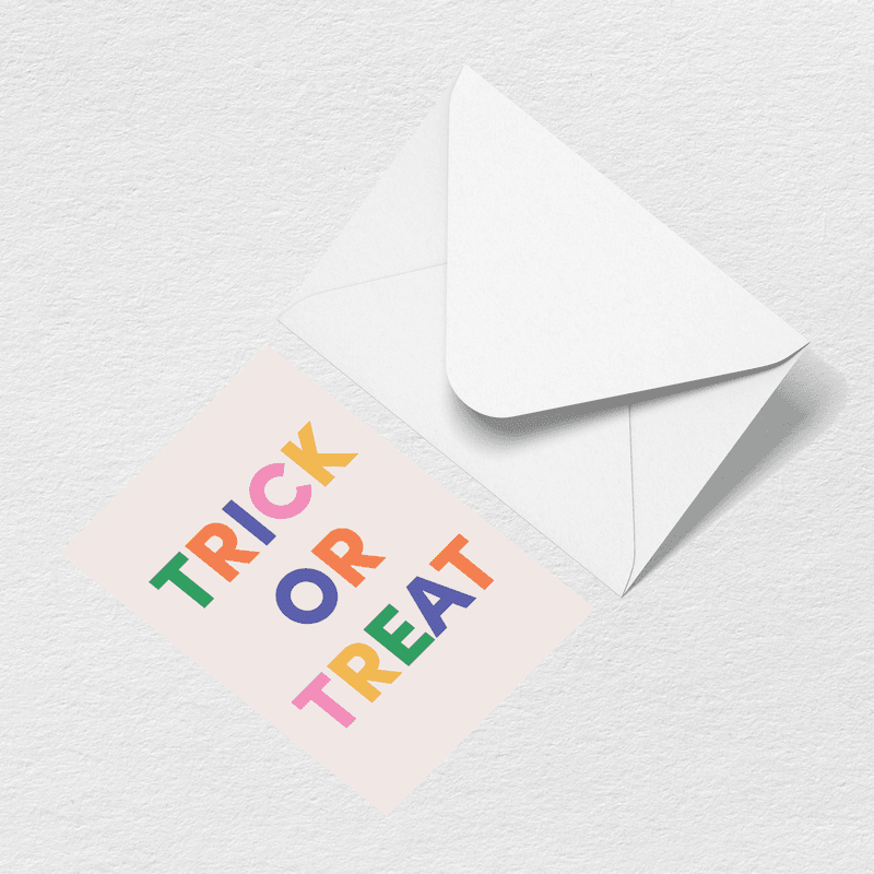Trick or Treat Greeting Card O3