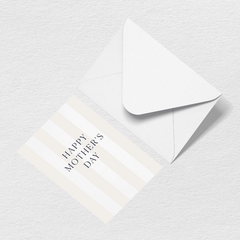 Mother's Day Stripes Greeting Card D0