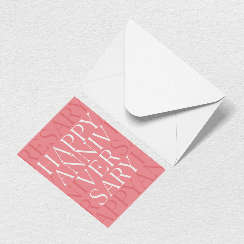 Happy Anniversary Greeting Card H7
